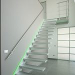 escaleras-de-interior-iluminacion-LED-verde