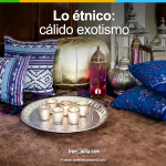 decoración con estilo étnico